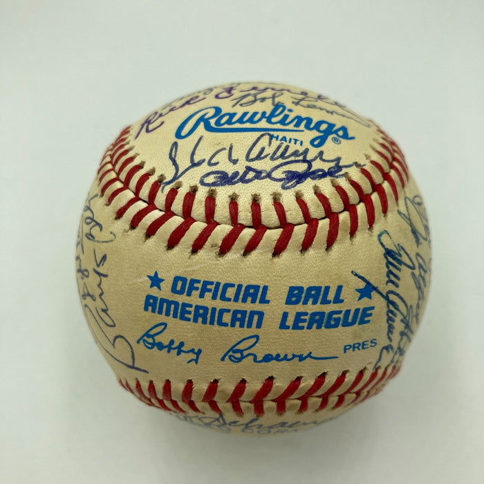 Willie Mays Hank Aaron Hall Of Fame Multi Signed Baseball 33 Sigs JSA COA