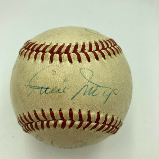 Willie Mays 1973 New York Mets Team Signed National League Baseball