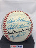 Beautiful 1975 HOF Induction Day Signed Baseball PSA DNA COA 24 Sigs Stan Musial
