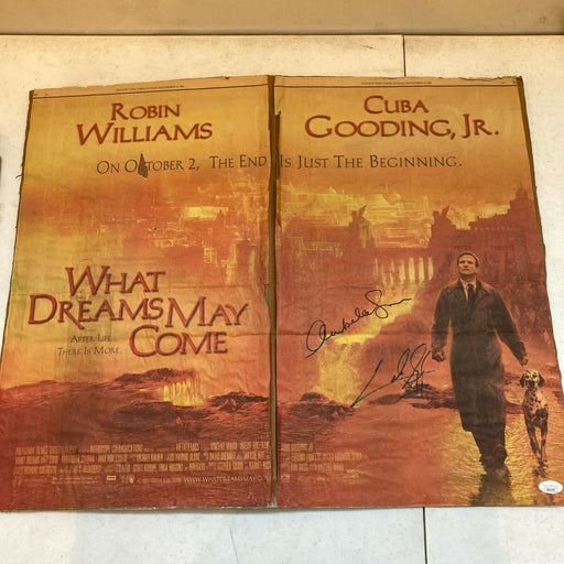 Cuba Gooding Jr. & Annabella Sciorra Signed Large Newspaper Poster JSA COA