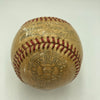 1936 Joe Dimaggio Rookie Single Signed American League Harridge Baseball