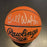 John Wooden UCLA & Bill Walton Signed Official NCAA Basketball PSA DNA Sticker