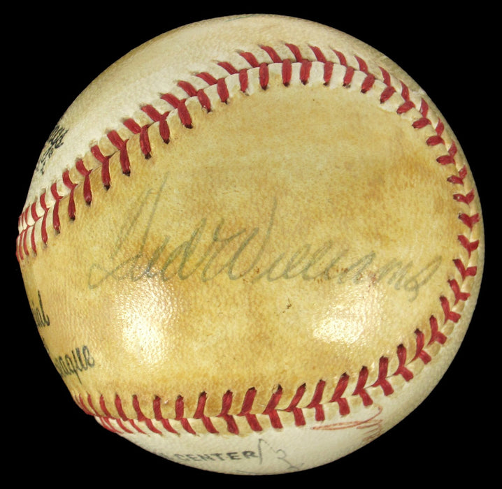 Joe Mccarthy Sweet Spot Signed Baseball With Ted Williams JSA COA