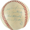 Beautiful 1955 New York Yankees American League Champs Team Signed Baseball JSA
