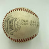 Harvey Haddix Game Used Final Pitch Victory Baseball Win #8 June 12 1962 Pirates