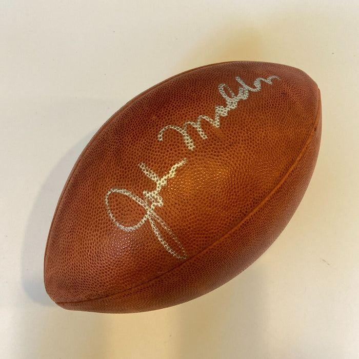 John Madden Signed Autographed Official Wilson NFL Game Football JSA COA