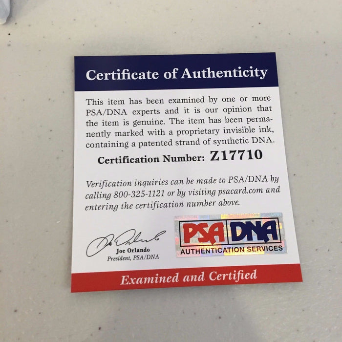 Vintage Bill Dickey Signed Autographed Yankees World Series Photo PSA DNA COA