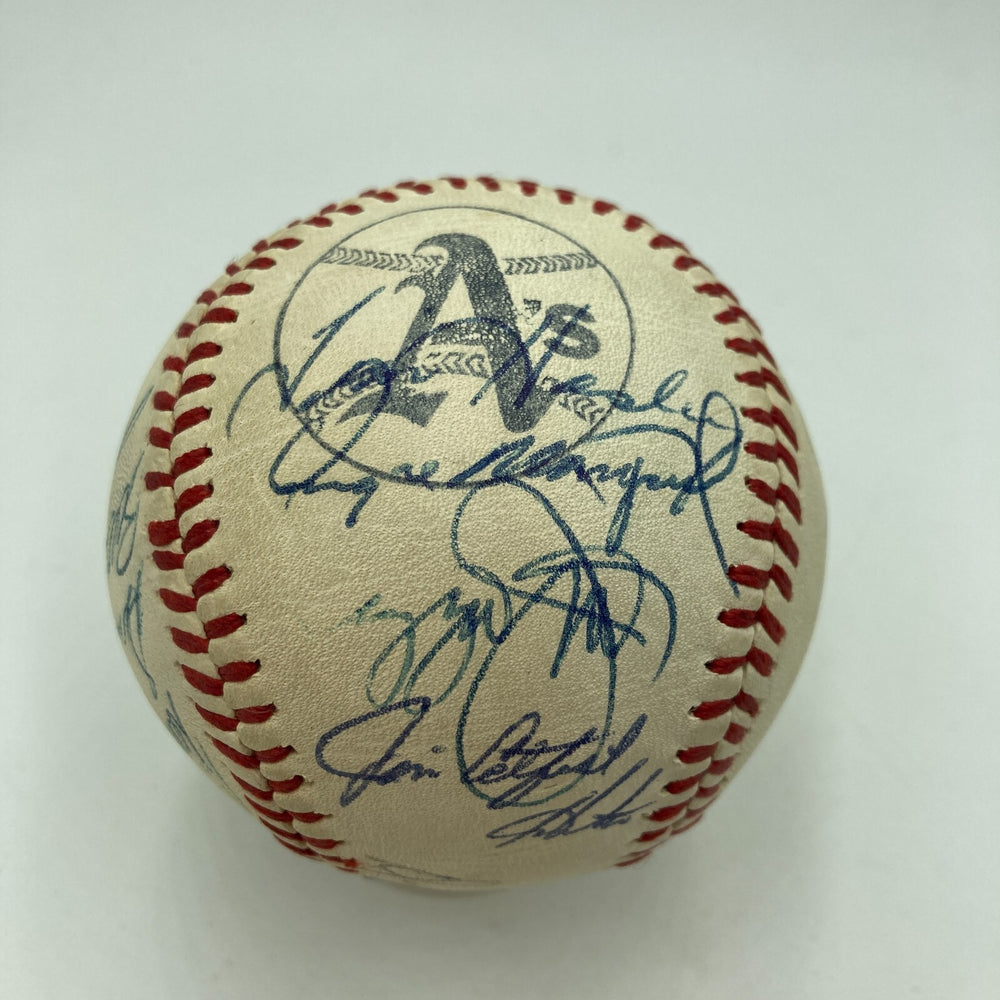 1973 Oakland A's Athletics World Series Champs Team Signed Baseball JSA COA