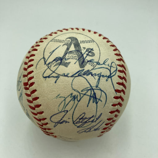 1973 Oakland A's Athletics World Series Champs Team Signed Baseball JSA COA