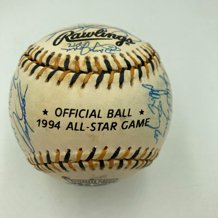 1994 All Star Game National League Team Signed Baseball Barry Bonds PSA DNA COA