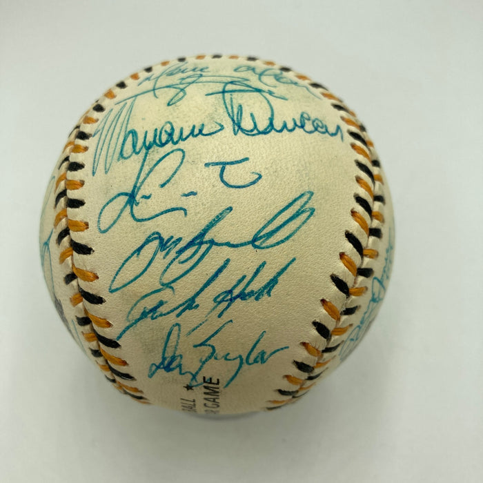 1994 All Star Game National League Team Signed Baseball Barry Bonds PSA DNA COA
