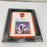 Beautiful Willie Mays Signed Framed Plexiglass Display JSA Certified