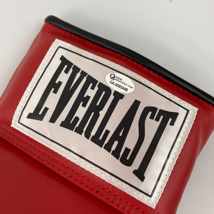 Joe Frazier Boxer Signed Everlast Boxing Glove JSA COA