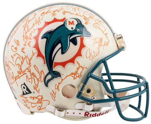 1972 Miami Dolphins Super Bowl Champs Team Signed Full Size Helmet PSA & Beckett
