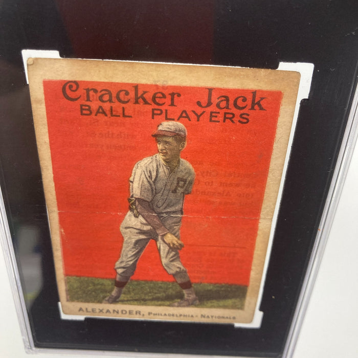 1914 Cracker Jack Grover Cleveland Alexander #37 SGC 2 Good