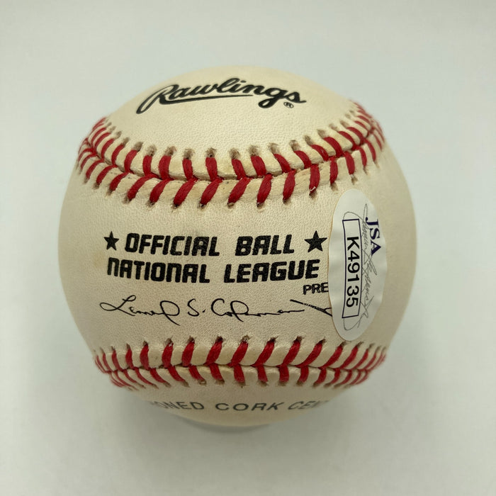 Harry Wendelstedt NL Umpire #21 Signed National League Baseball JSA Certified