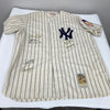 New York Yankees Perfect Game Signed Jersey Larsen Wells Cone Yogi Berra Beckett