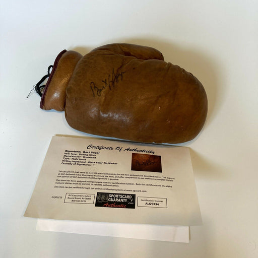 Bert Sugar Signed Vintage 1960's Boxing Glove With SGC COA