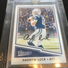 2017 Panini Classics Andrew Luck Signed Autographed Football Card Auto