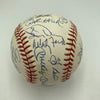 1961 New York Yankees World Series Champs Team Signed Baseball Mickey Mantle JSA