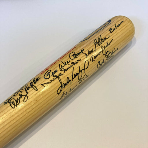 Sandy Koufax Don Drysdale Brooklyn Dodgers Legends Multi Signed Bat With JSA COA