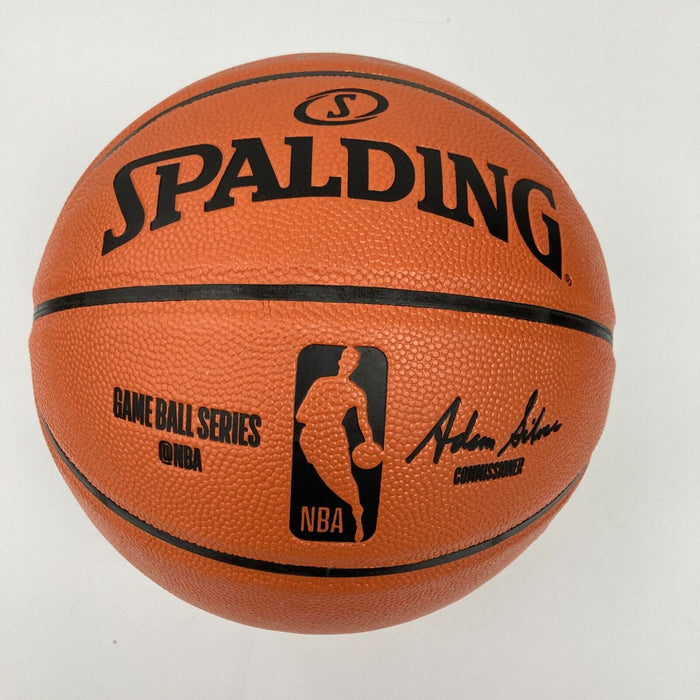 Trae Young Signed Official Spalding NBA Game Basketball Panini COA