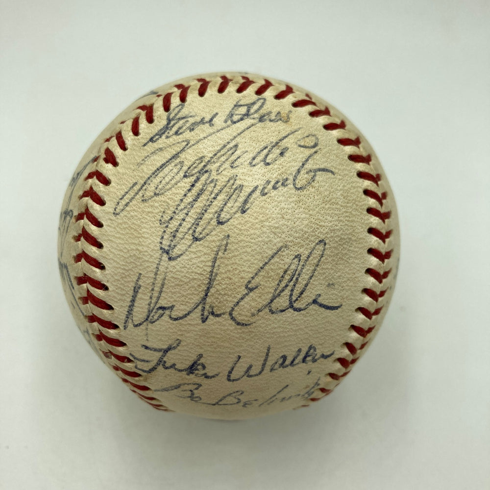 1969 Pittsburgh Pirates Team Signed Baseball With Roberto Clemente JSA