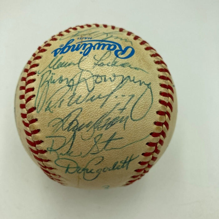 1984 California Angels Team Signed AMerican League Baseball Reggie Jackson JSA