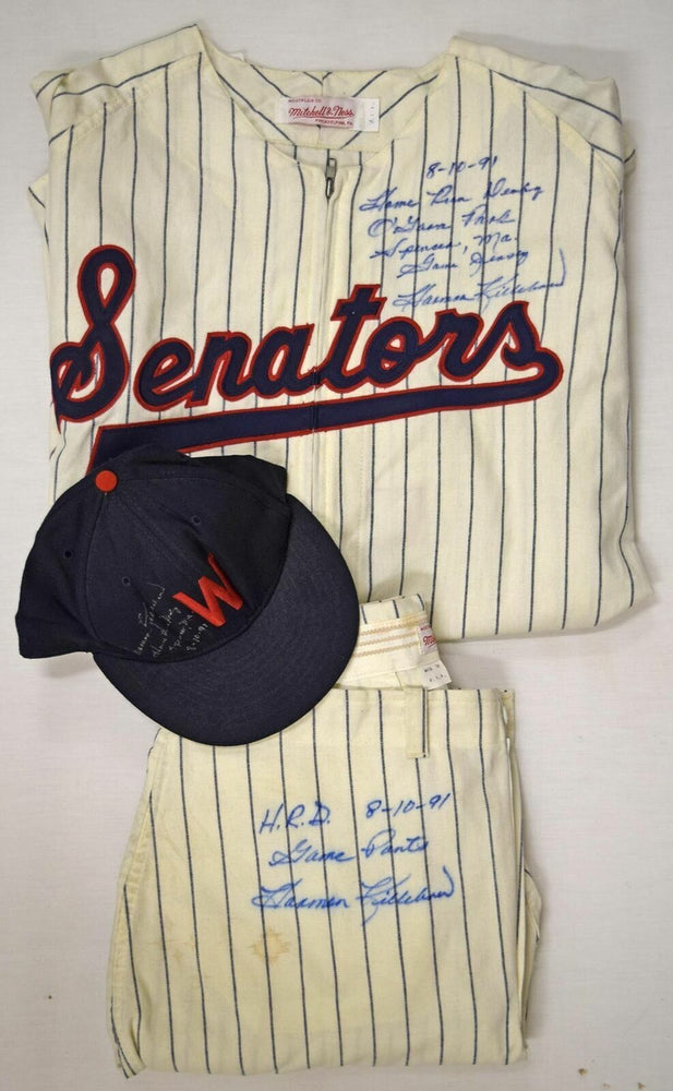 Harmon Killebrew Game Worn Signed Washington Senators Home Run Derby Uniform PSA