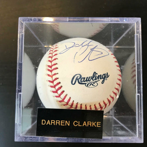 Darren Clarke Signed Autographed Official Major League Baseball PGA Golf