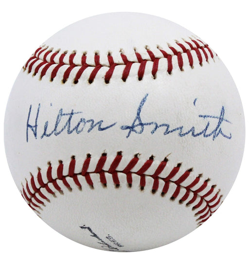 The Finest Hilton Smith Single Signed Baseball PSA DNA COA Negro League HOF