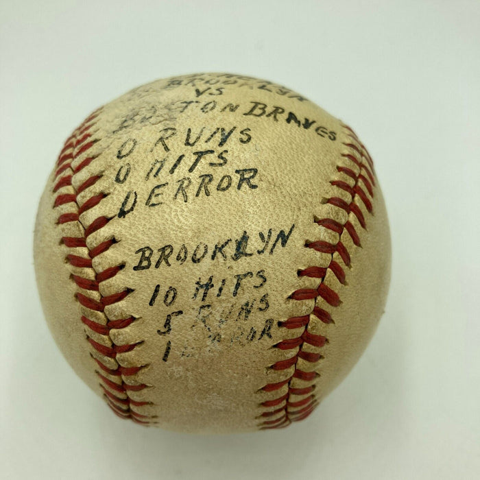 Ed Head No Hitter Game Used Baseball April 23, 1946 Brooklyn Dodgers MEARS COA