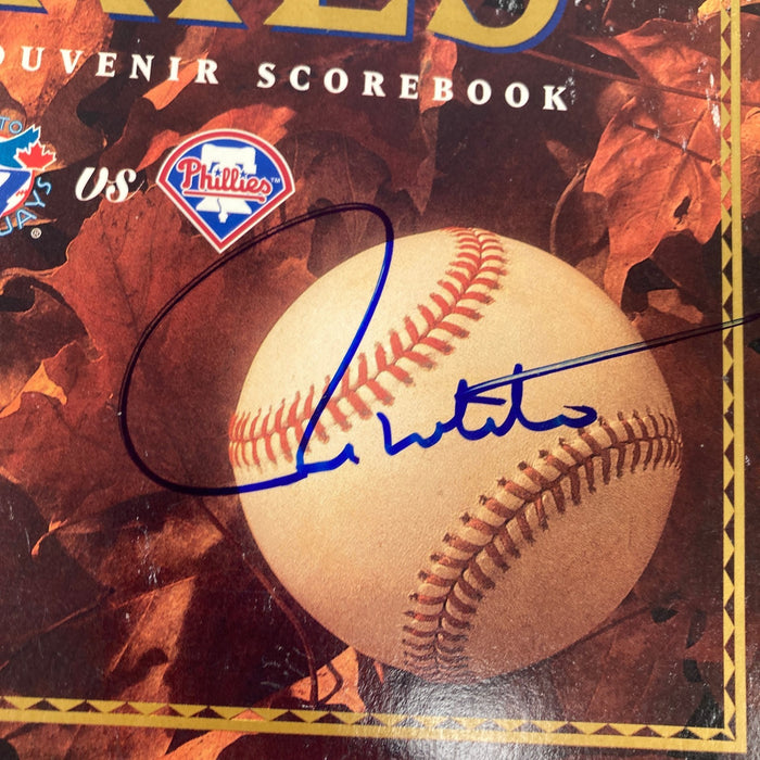 Paul Molitor Signed 1993 World Series Program JSA COA