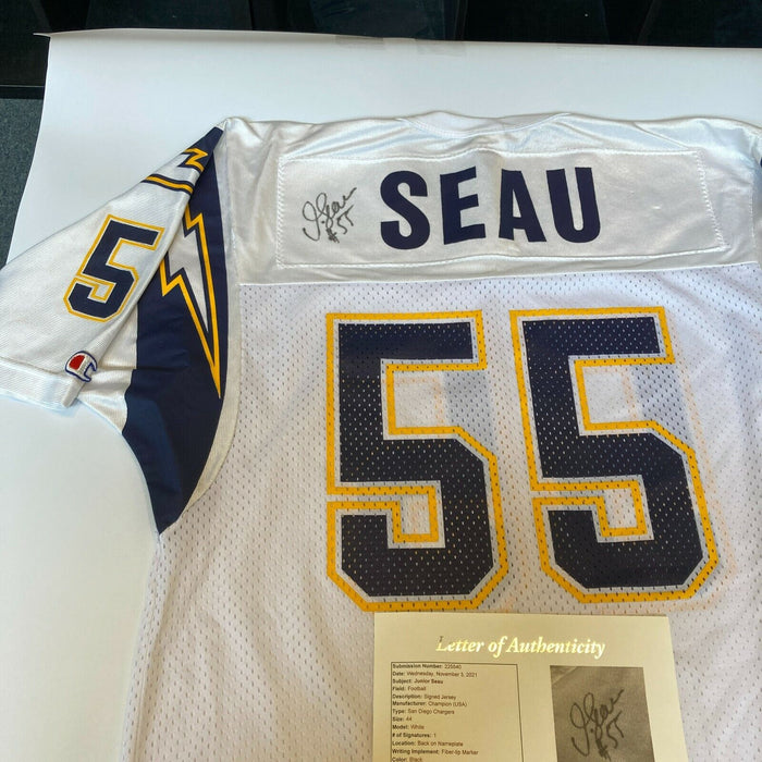 Junior Seau Signed Authentic Game Model San Diego Chargers Jersey With JSA COA