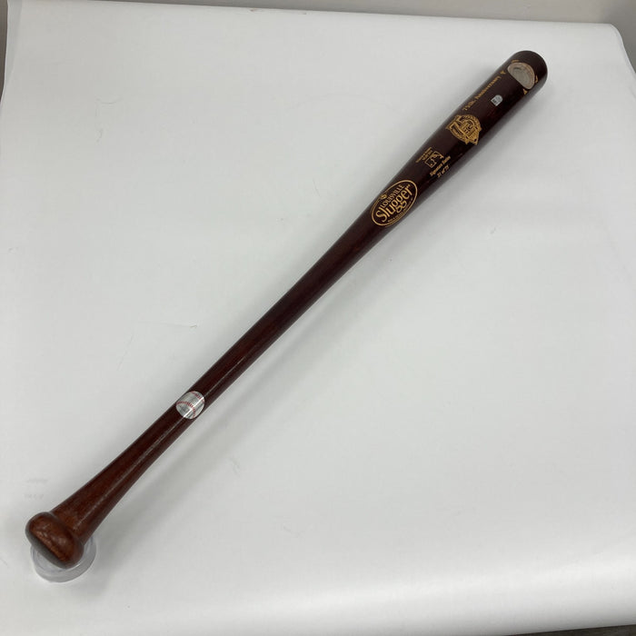 2014 HOF Induction Signed Bat Greg Maddux Tom Glavine Bobby Cox Frank Thomas MLB