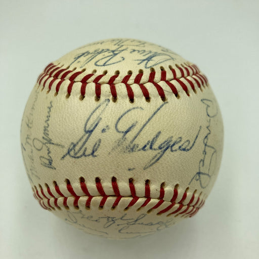 Gil Hodges Sweet Spot 1965 Washington Senators Team Signed AL Baseball JSA COA