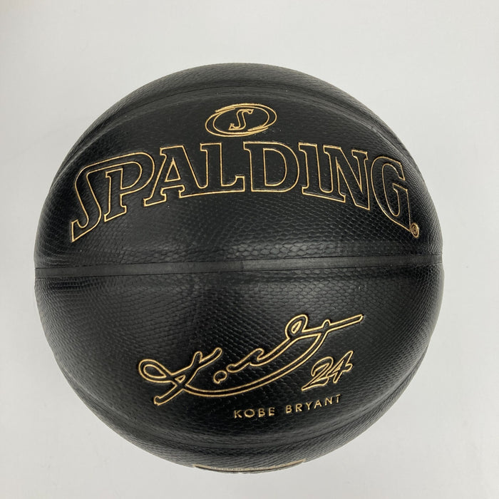 Kobe Bryant "Black Mamba" Signed Inscribed Basketball Panini & Beckett COA RARE
