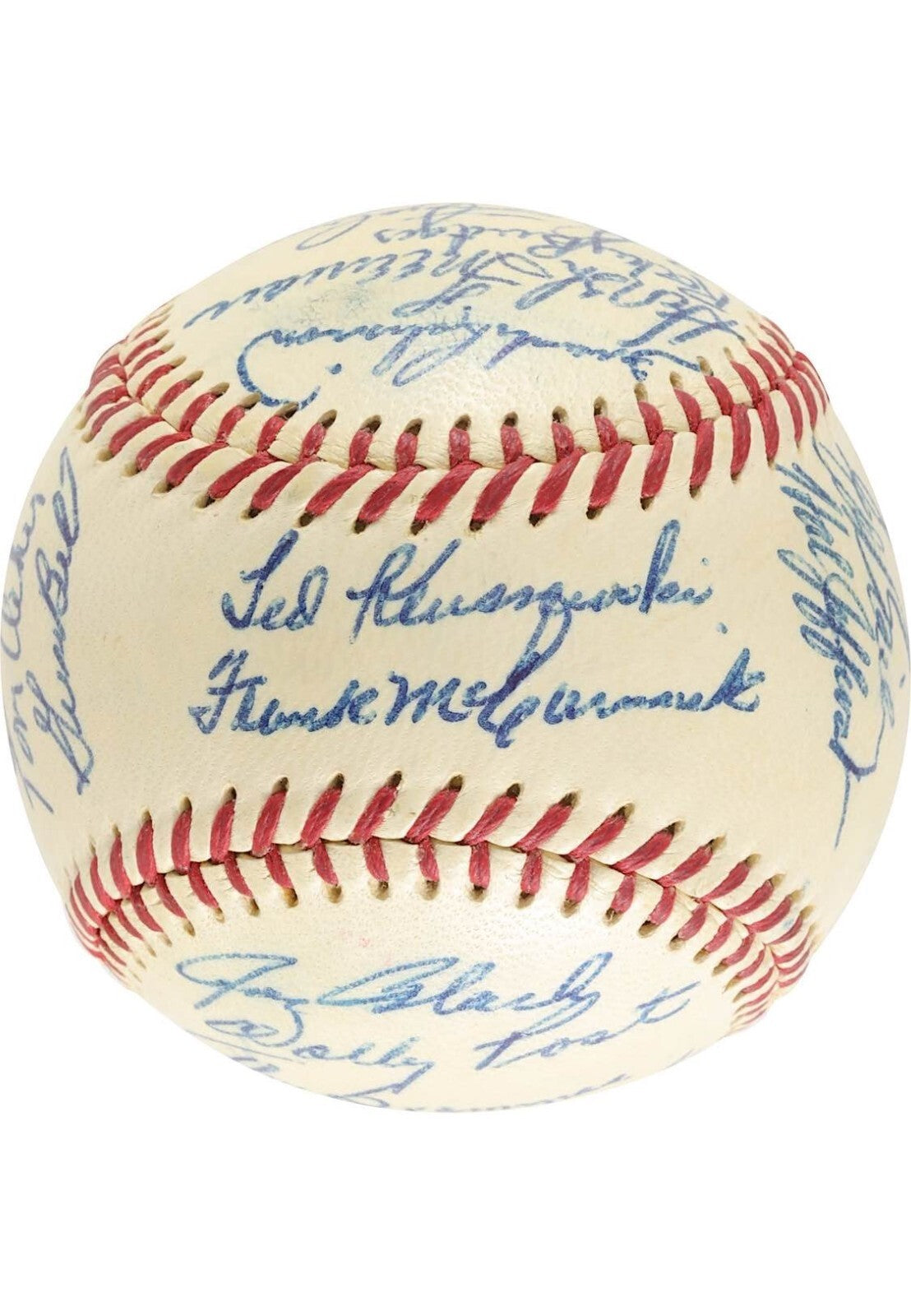 The Finest 1956 Cincinnati Reds Team Signed Baseball PSA DNA Frank Rob ...