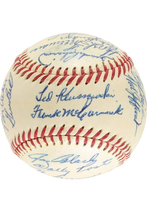 The Finest 1956 Cincinnati Reds Team Signed Baseball PSA DNA Frank Robinson