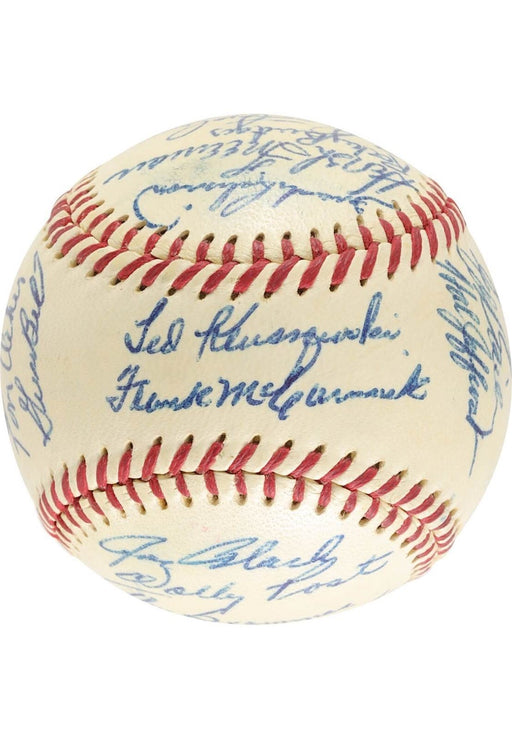 The Finest 1956 Cincinnati Reds Team Signed Baseball PSA DNA Frank Robinson