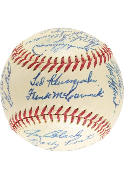 The Finest 1956 Cincinnati Reds Team Signed Baseball PSA DNA Frank Robinson