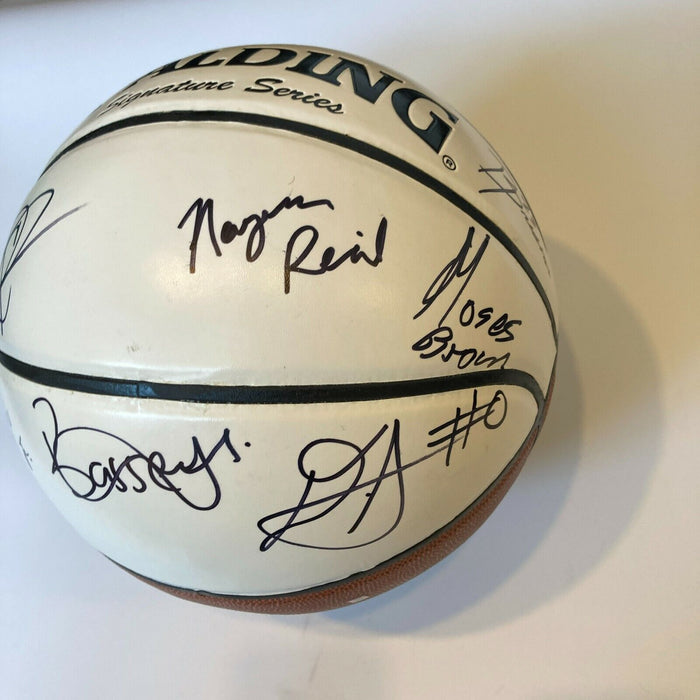 2017 Spalding Hoop Hall Classic Game Multi Signed Basketball 10 Sigs JSA COA