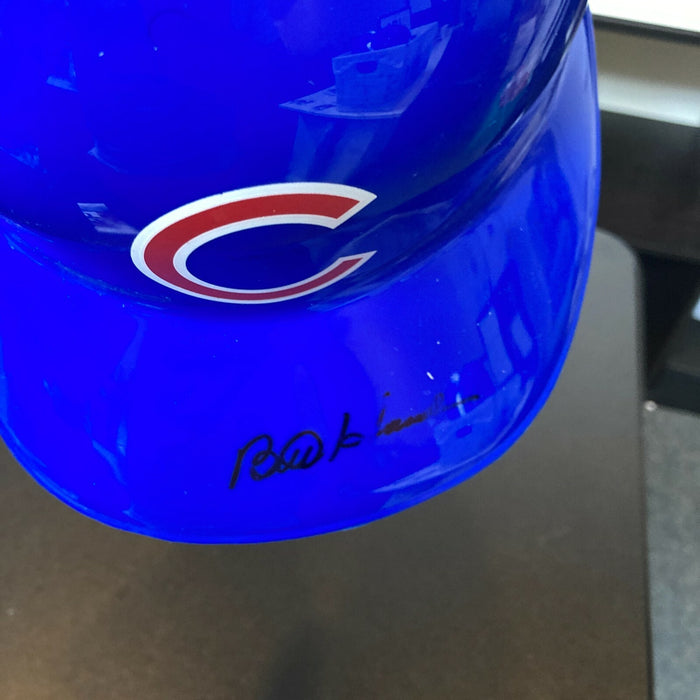 Bill Hands Signed Full Size Chicago Cubs Baseball Helmet 1969 Cubs JSA COA