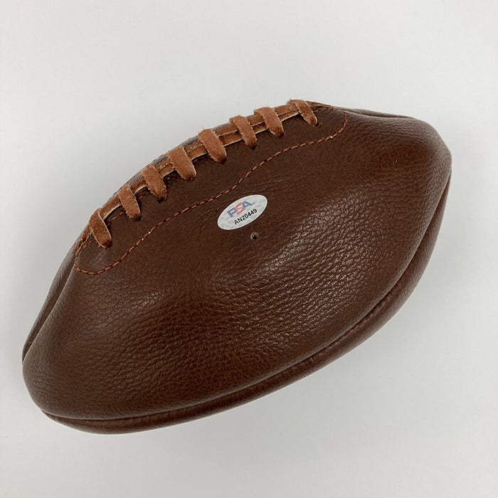 Sammy Baugh Hall Of Fame 1963 Signed Vintage NFL Football PSA DNA COA