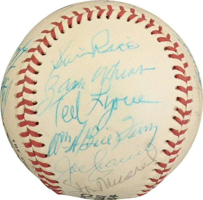 Beautiful Dizzy Dean Heinie Manush Lefty Grove HOF Multi Signed Baseball PSA DNA