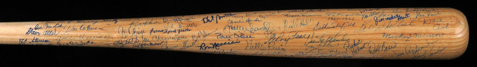 The Finest Pittsburgh Pirates HOF & Greats Signed Bat 114 Signatures!!  JSA COA