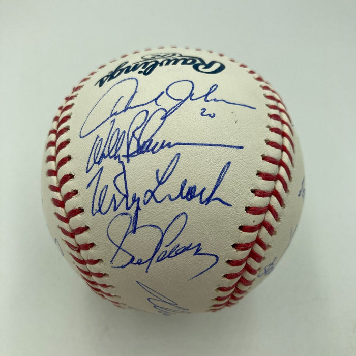 1986 New York Mets World Series Champs Team Signed Major League Baseball JSA COA