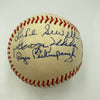 Roger Peckinpaugh  Bob Shawkey Joe Dugan Joe Wood Signed Baseball JSA COA