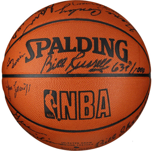 1959-60 Boston Celtics NBA Champs Team Signed Basketball PSA DNA & Beckett COA