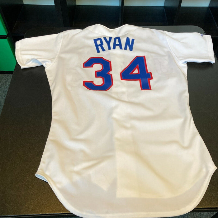 Nolan Ryan Signed Authentic Game Issued 1991 Texas Rangers Jersey With JSA COA